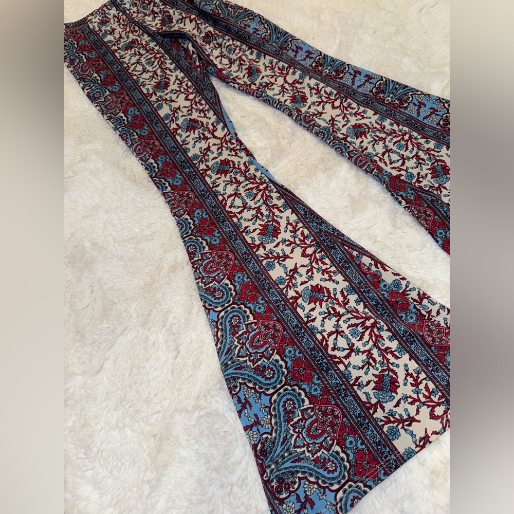 Boho flared leggings